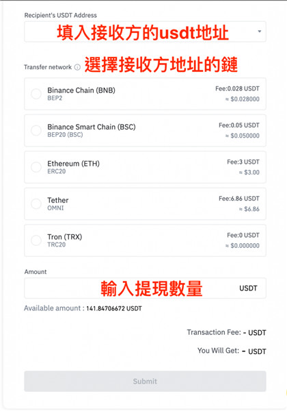 Binance幣安提現教學|加密貨幣提現