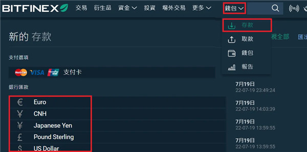 Bitfinex交易所出入金教學|如何兌換USD