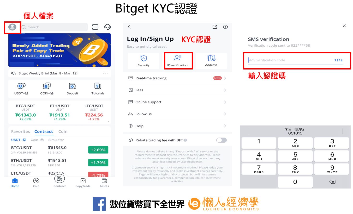 Bitget 註冊後：身分認證 KYC 教學