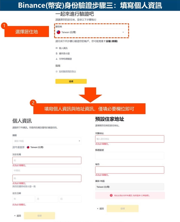 幣安實名認證步驟教學丨一文帶你認識幣安KYC