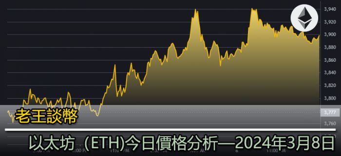 以太坊（ETH)今日價格分析|2024年3月8日